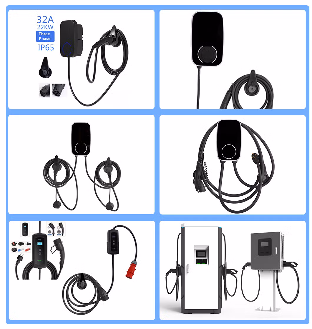 New Energy Wallbox 7kw11kw 22kw Fast Electric Car Charger 32A Wall Mount EV Charger Electric Car Charging Station