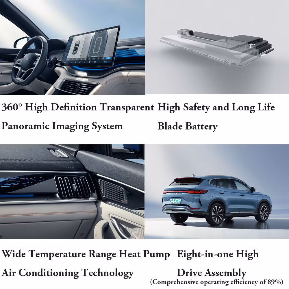 Byd Song Plus EV 2024 Honor Edition 520km Cruising Range Used Car 5 Doors 5 Seats EV SUV Electric Car