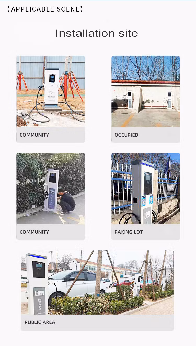 China Made 120kw High Ground Installation EV DC CCS2 Charger