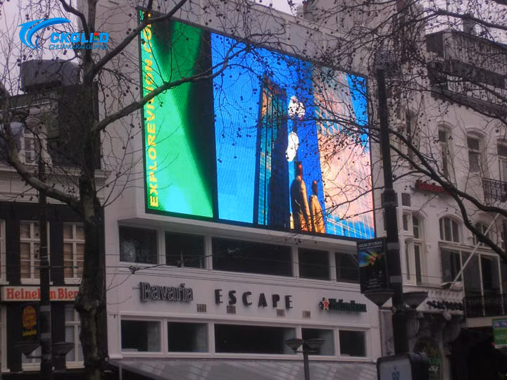 Front Service Wall Mounted 1000mm*1000mm Outdoor P3.9mm LED Video Screen Wall