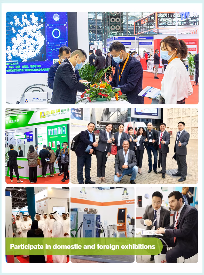 Electric Car DC Fast Charger 160kw Double Guns EV Charging Station