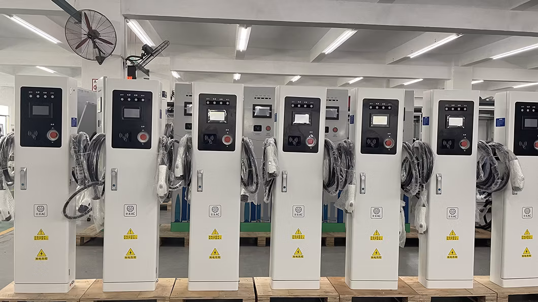 44kw AC EV Home Charger Pole-Mount Charging Stations for Electric Car