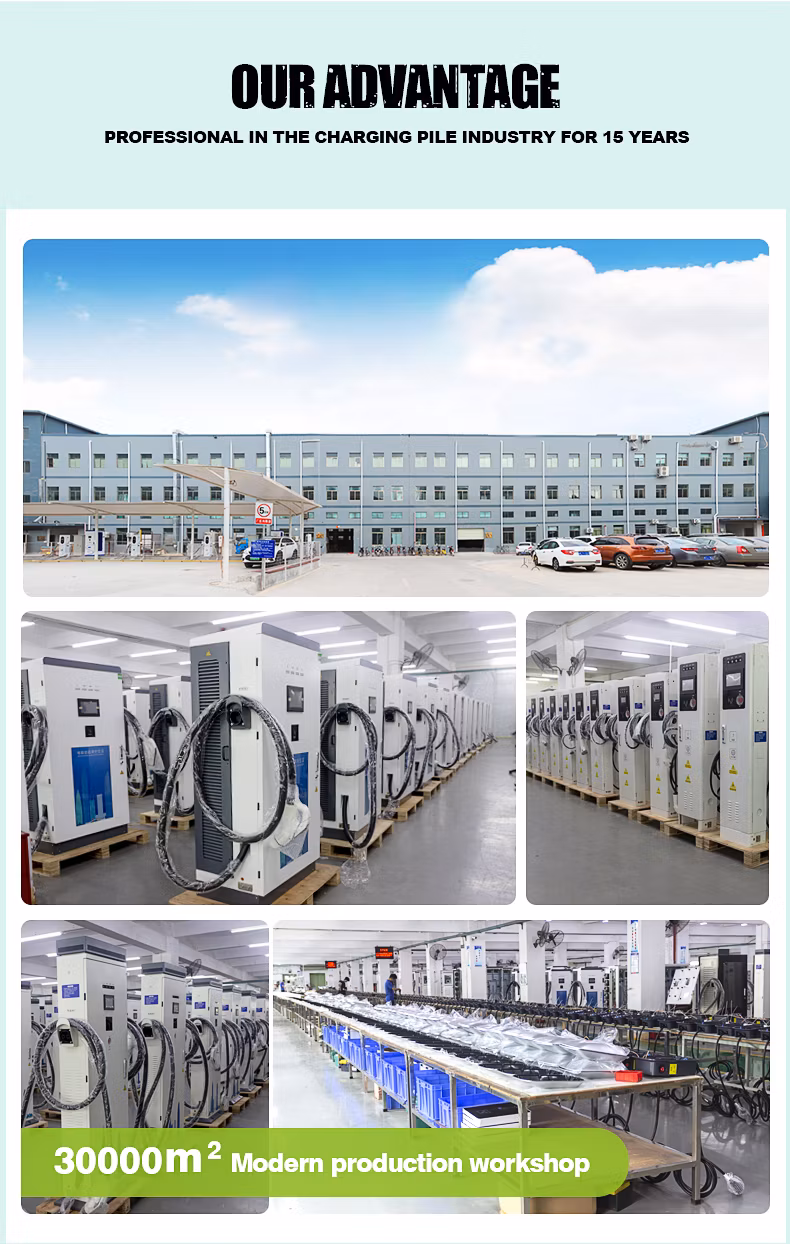 11kw Type 1 Type 2 Gbt Wallbox Wall-Mounted Portable AC EV Charger Electric Vehicle Charging Station