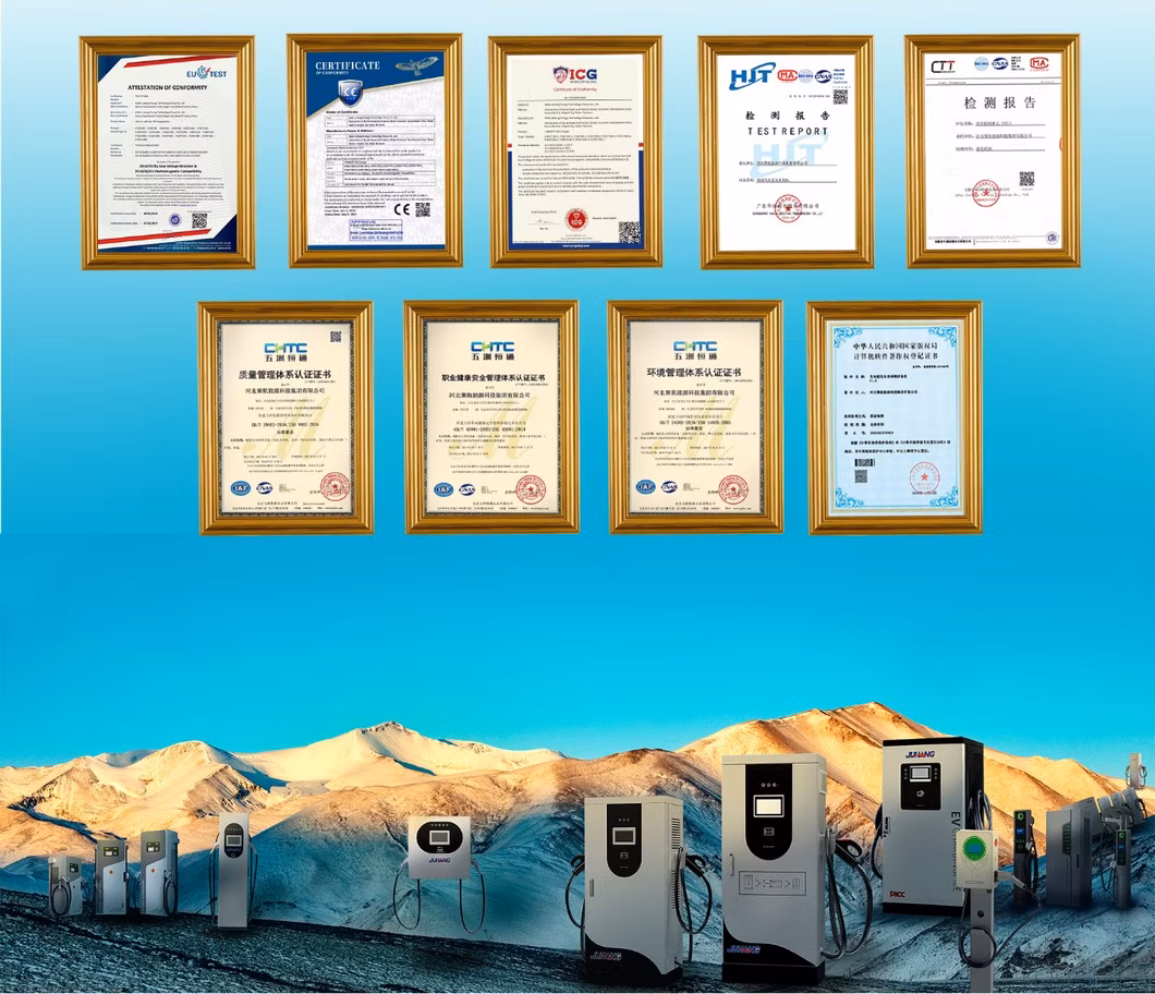 High-Speed 120kw EV Fast Charging Station with Gbt CCS2 Chademo Charger Pile