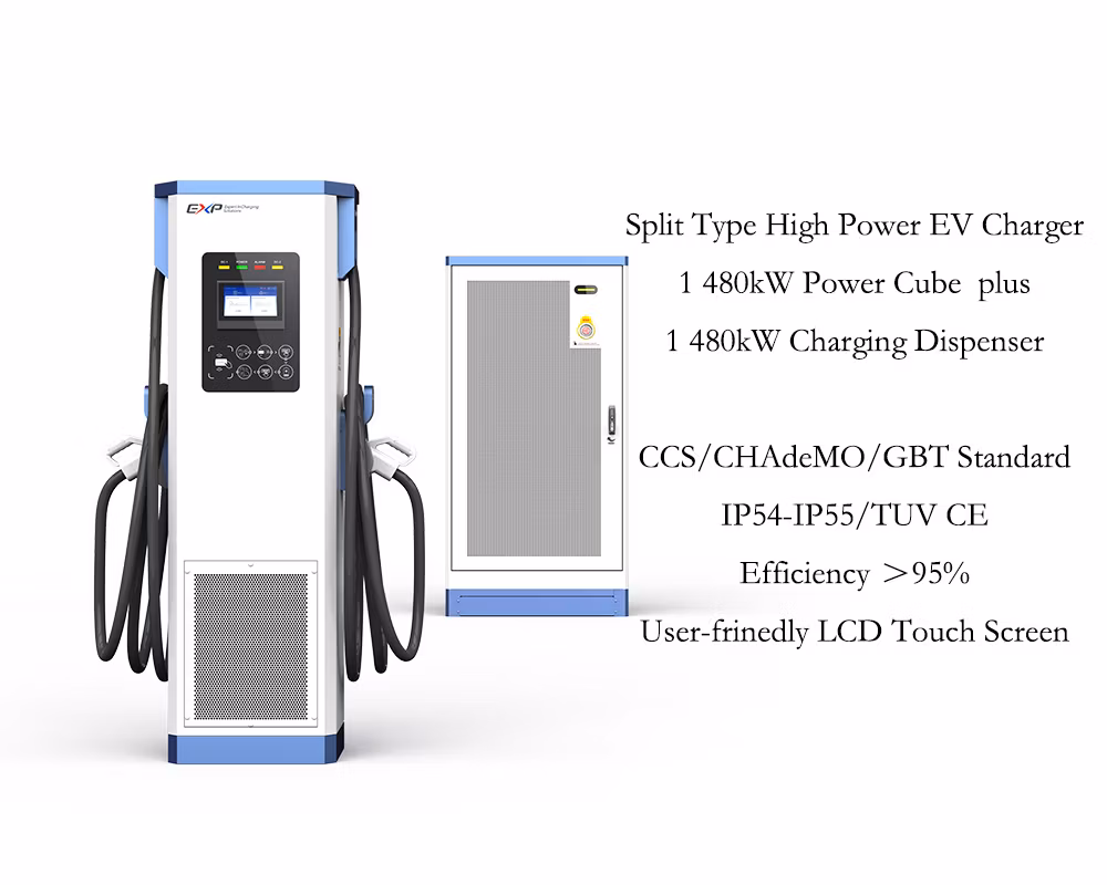 Highway Rest Area 480kw Split Type Ultra Fast EV Charging Station