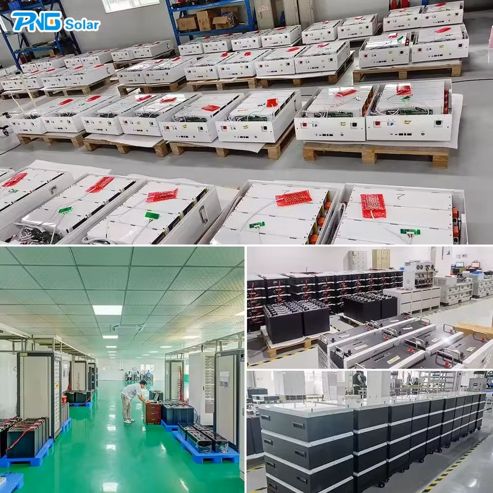 High Quality 100ah 48V 51.2V PNG Long-Lasting Solar Lithium Ion Battery