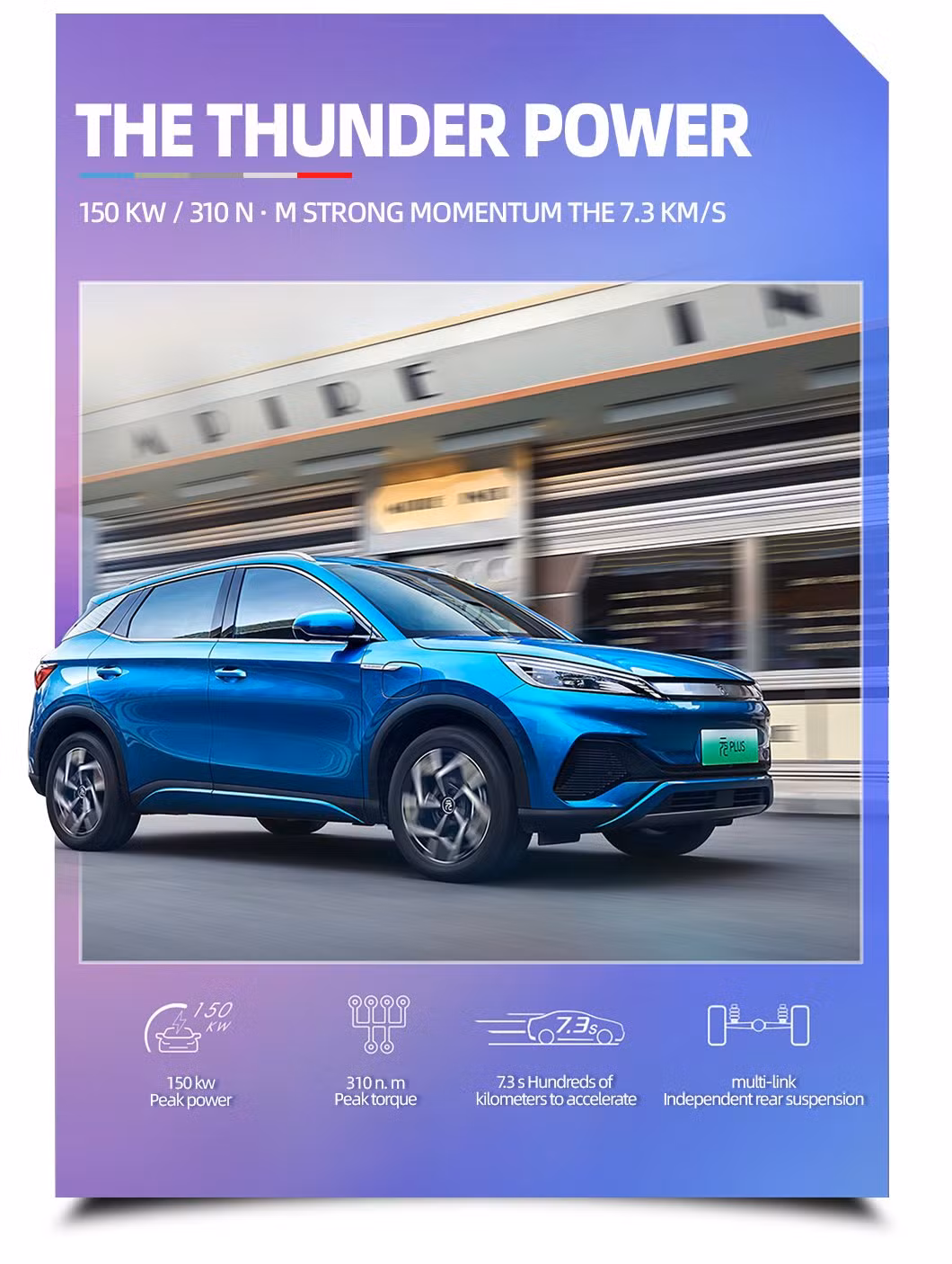 Chinese EV Car Byd Yuan Plus Used Car Electric Vehicles Car Small New Hand Compact Second Hybrid Cheap Chinese Secondhand