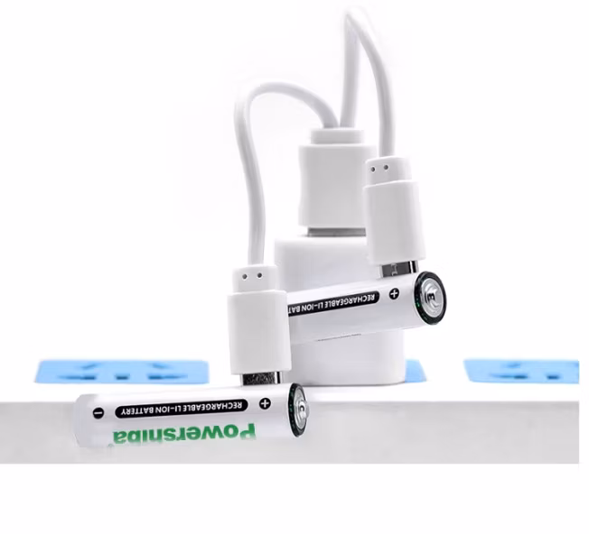 Type C Charging Li Ion Battery USB Rechargeable Lithium Battery