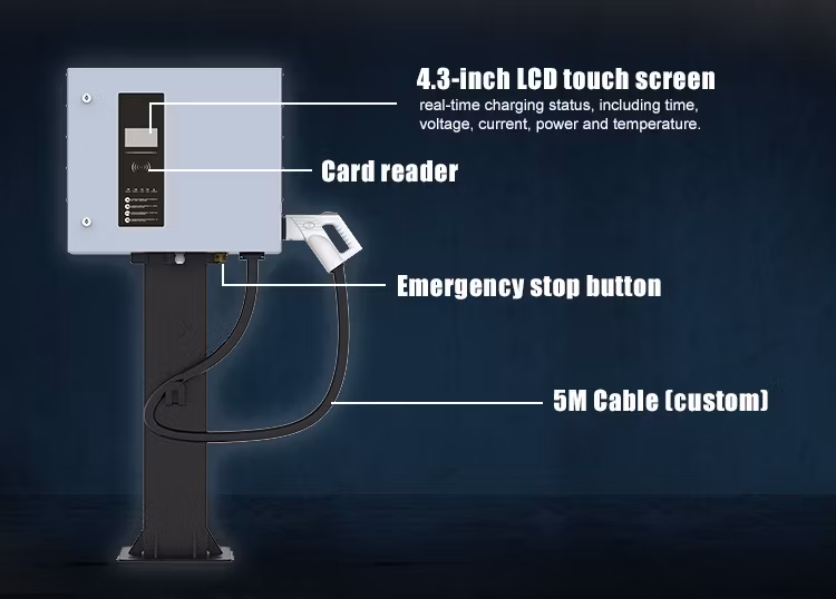 Popular Electric Car Charging Station 20kw DC EV Charger Home Wallbox EV Charging Station DC Fast Charging Station