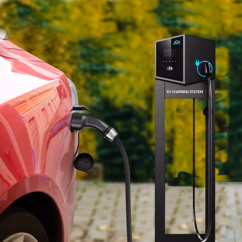 Ocpp Smart Charging 3 Phase AC 22kw EV Charger Station Piles Public