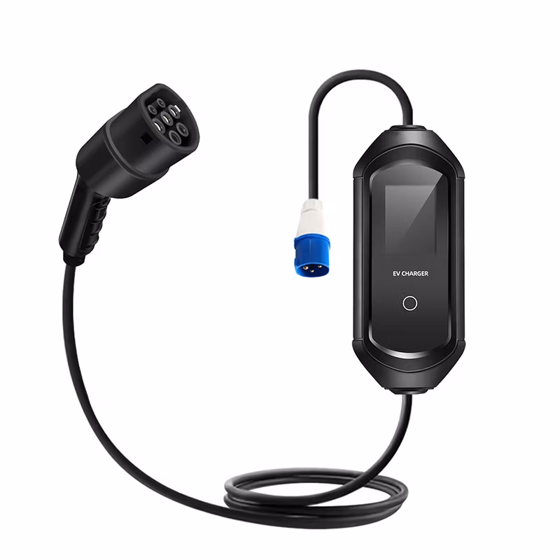 16A 32A 3.5kw 7kw Type 2 EV Charger Electric Vehicle Home Charging Station Evse Portable EV Charger