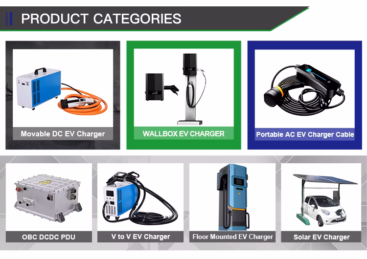 20kw CCS1 Ocpp Charging Station for Electric Vehicles DC Portable EV Charger