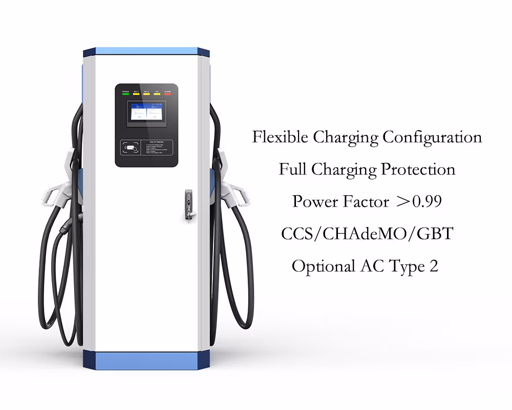 IP55 Nacs CCS DC Fast EV Charger for Electric Bus and Truck 150kw 180kw Ocpp