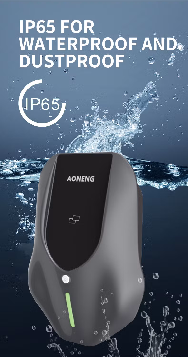 220V 32A Super Fast AC Electric Vehicle Car Battery EV Charger Charging Station Level2 NEMA 650 Evse Wallbox for Home Residential