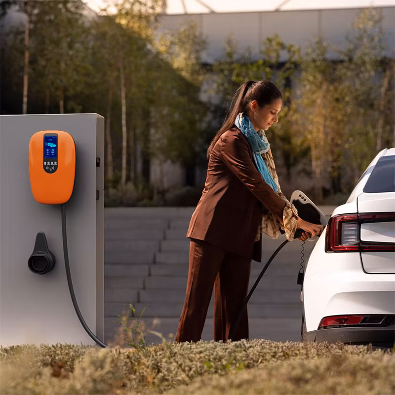 Greenscience New Type Home EV Charger 7kw 11kw 22kw Fast Electric Vehicle Car Charger Station EV Charger Wallbox