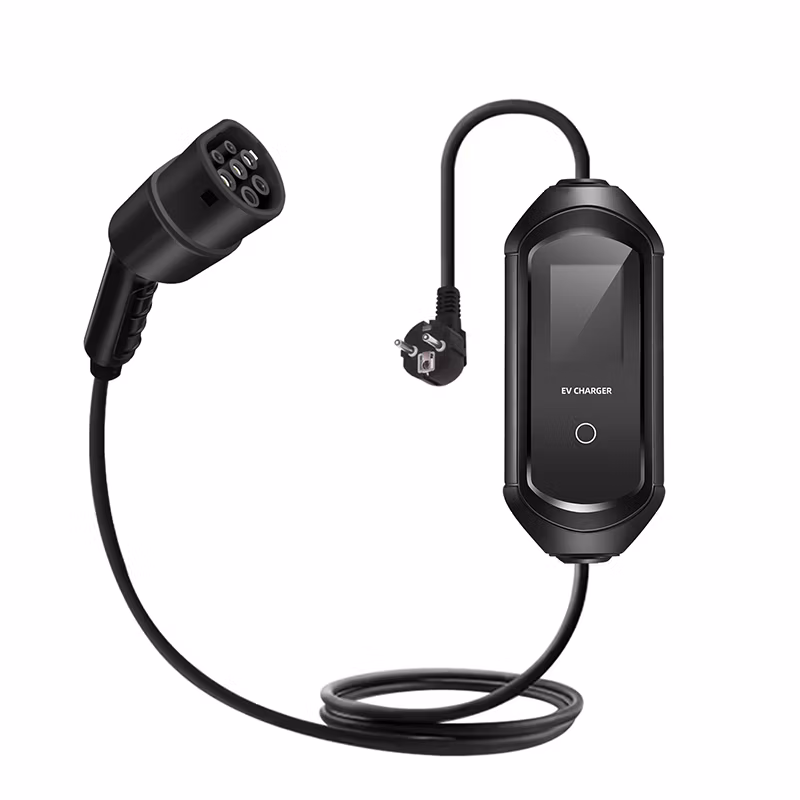 16A 32A 3.5kw 7kw Type 2 EV Charger Electric Vehicle Home Charging Station Evse Portable EV Charger
