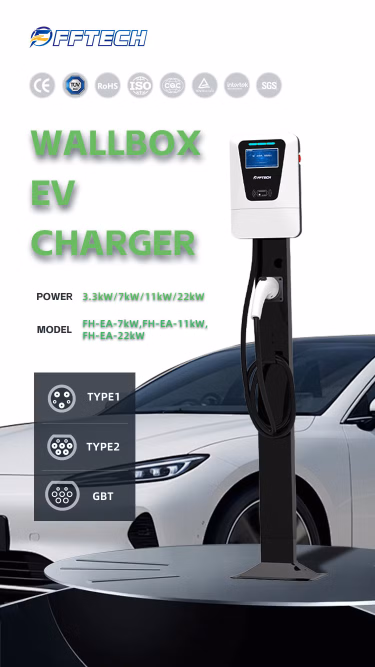 GPRS /LAN/Wi-Fi AC-E22-7kw/11kw/22kw Home Mobile Station EV Charger Manufacture Fh-Ea-7kw