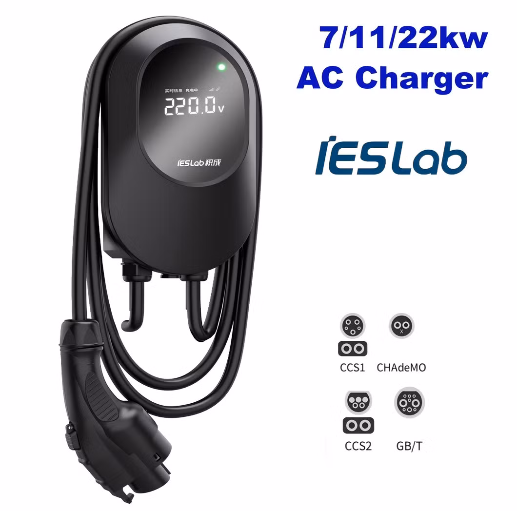 Smart Home Use 7kw 11kw 22kw EV AC Electric Car/Vehicle Charger 120/160/180/240/320/360/Kw