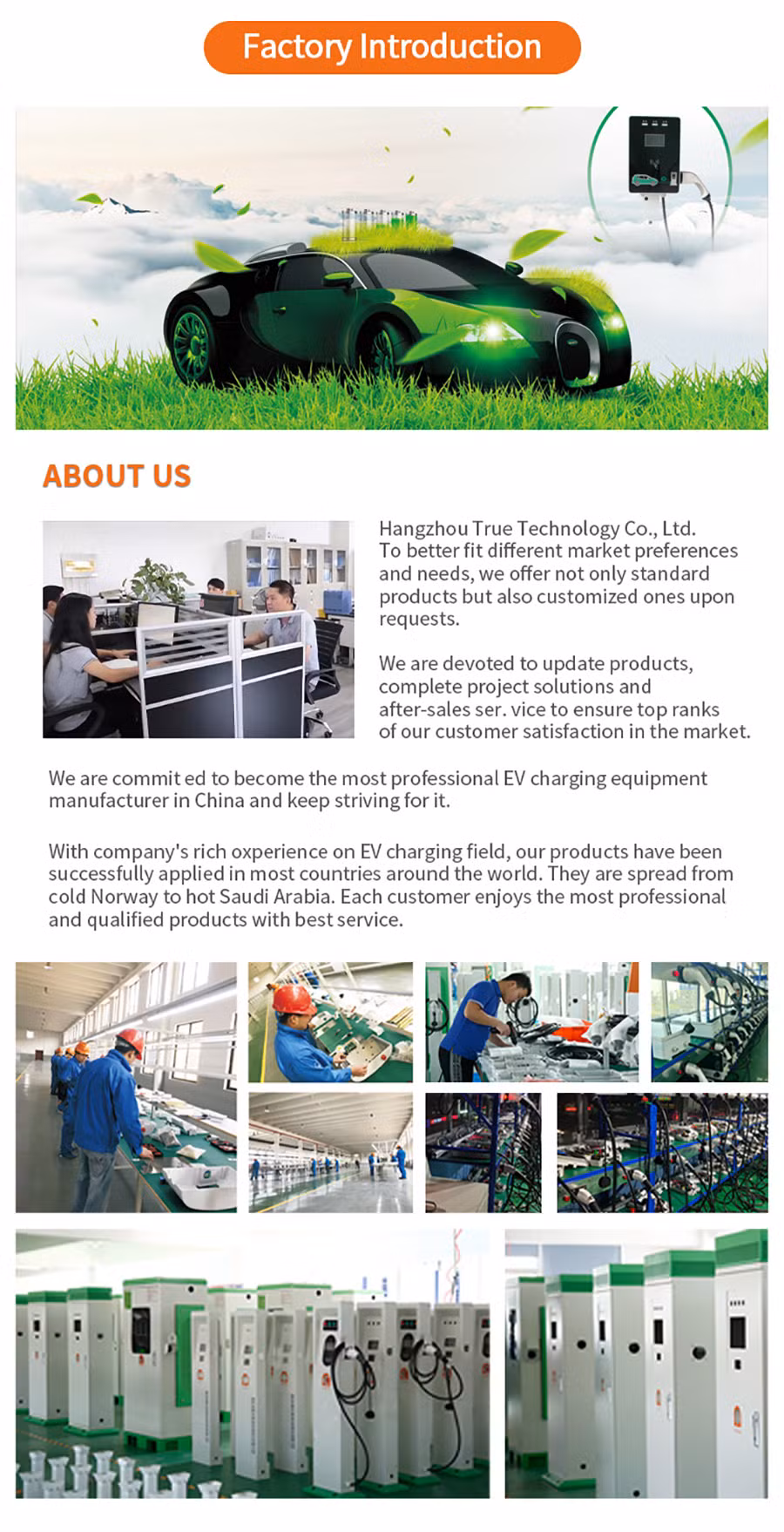 DC Portable 60kw 120kw 240kw EV Charger Electric Vehicle Car Charger Fast EV Charging Stations