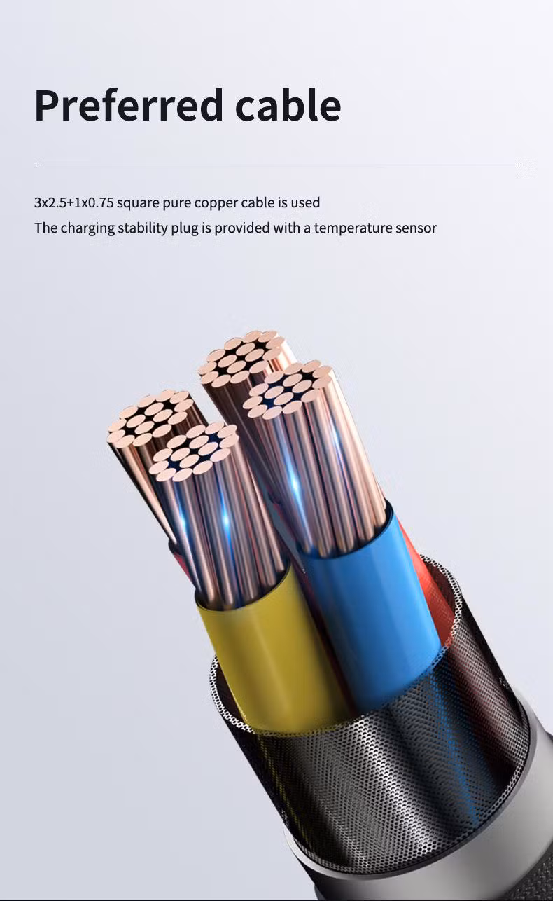 3.5kw 7kw 16A 32A SAE J1772 Type 1 Mobile Car Electric Vehicle Chargers Portable EV Charger with Display Screen
