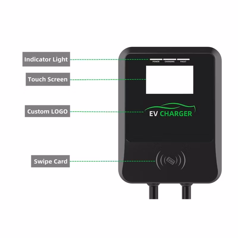 22kw Fast AC APP Control EV Car Charger Electric Vehicle Charging Station