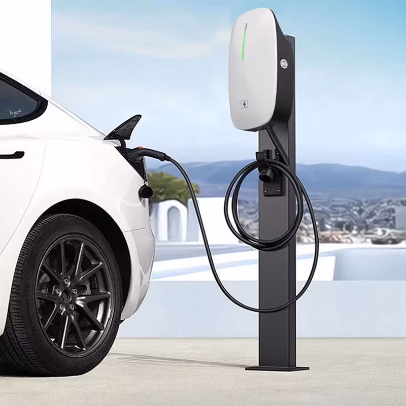 7kw Portable Electric Vehicle Charger Station Type 2 AC Output 32A Wallbox EV Charger