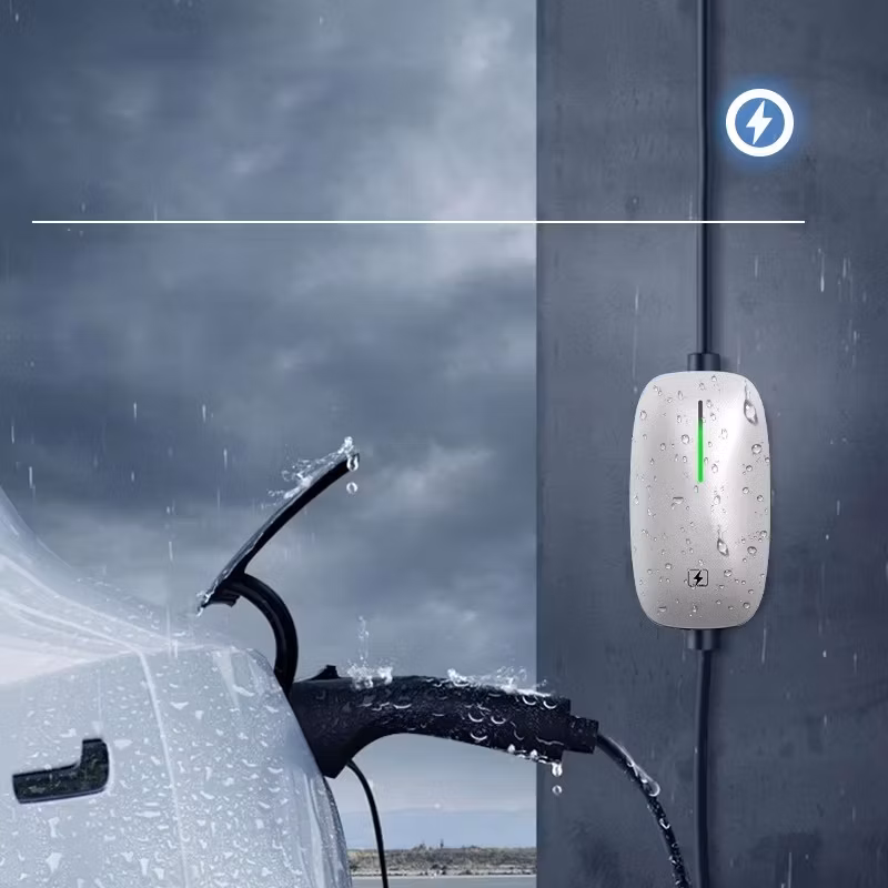 7kw Portable Electric Vehicle Charger Station Type 2 AC Output 32A Wallbox EV Charger