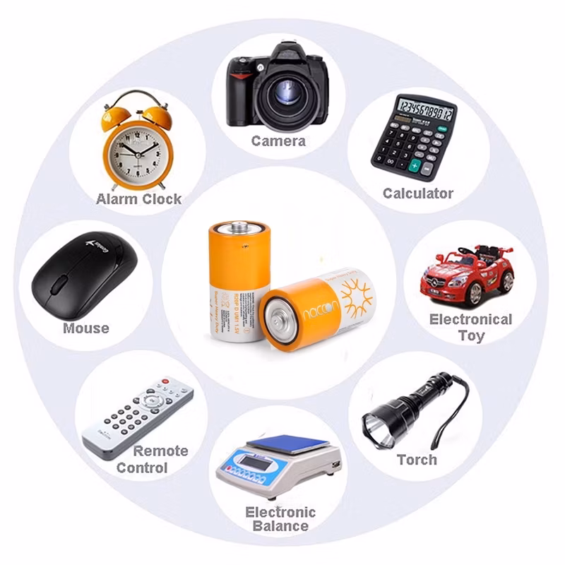 Excellent Carbon Zinc Battery R20 D Dry Battery 1.5V Reliable Heavy-Duty Power Source for Industrial & Household Applications