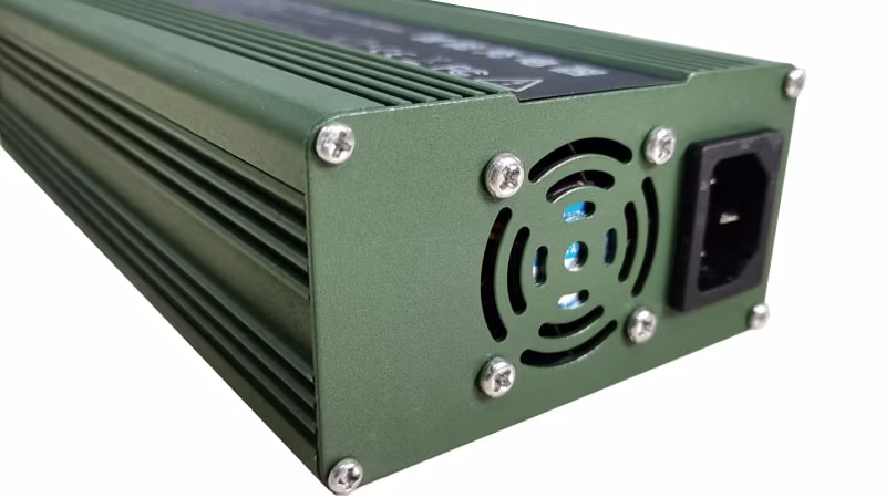 600W Military-Grade Batteries Chargers 54V/54.75V 9A 10A 11A Chargers Adapters for 15s 45V 48V LiFePO4 Energy Storage Battery