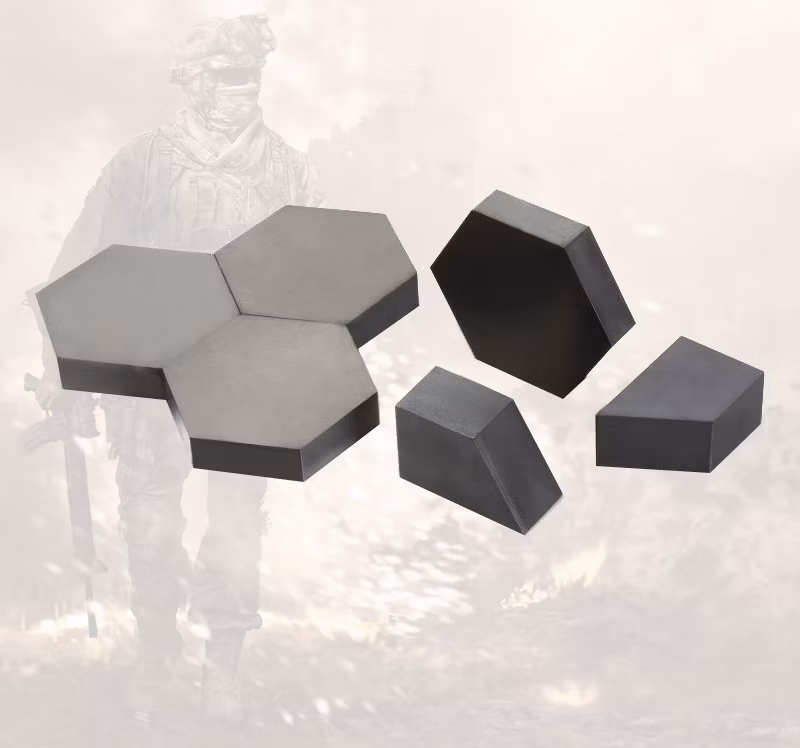 Light Weight Boron Carbide Bulletproof Ceramic Plates Nij Level 3 Level 4 Military Tactical