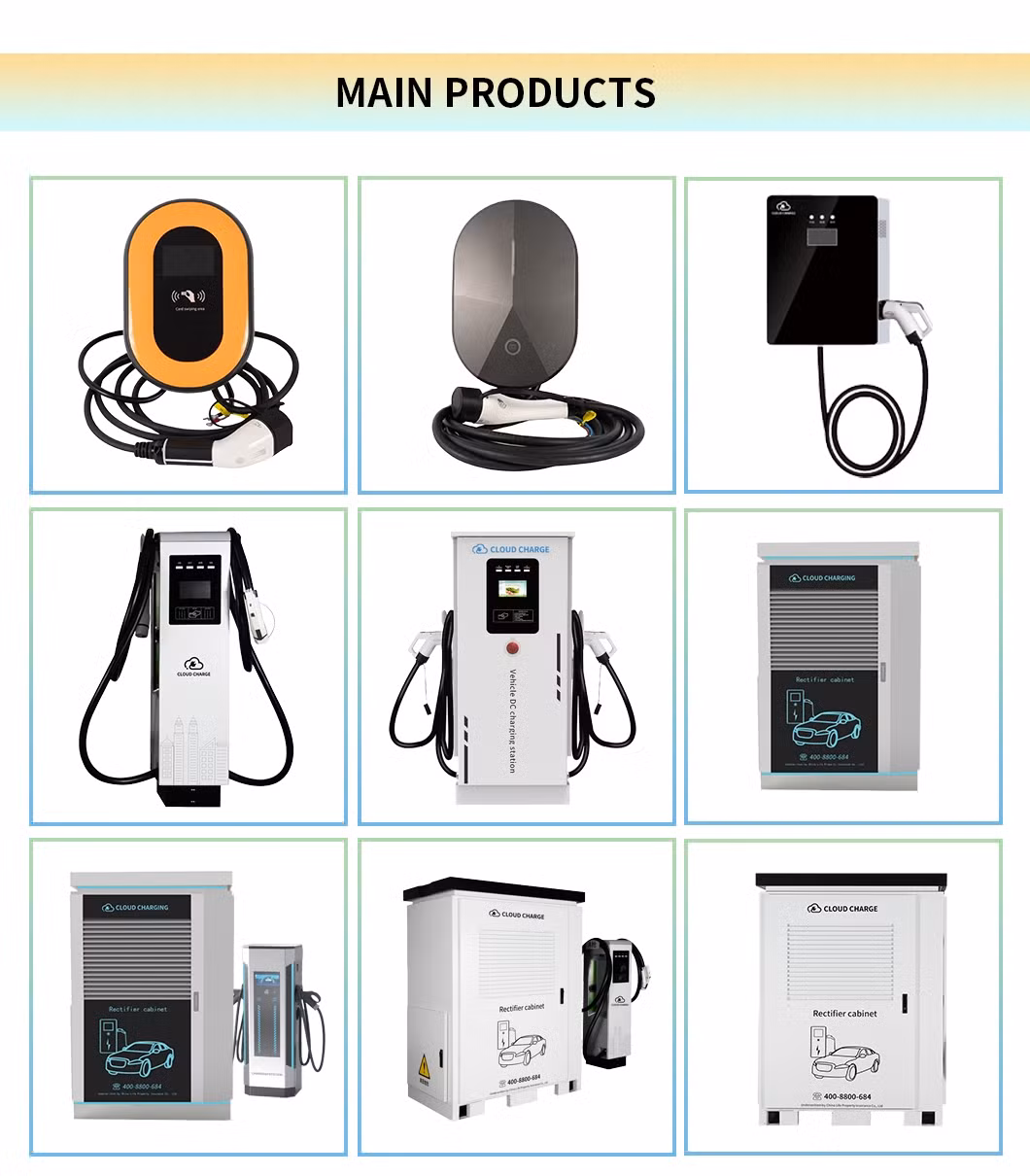 Customized Best Intelligent Home Residential Commercial Fleet 20 30 40kw DC EV Electric Vehicle Car Charger Power Management Charging Solutions Station
