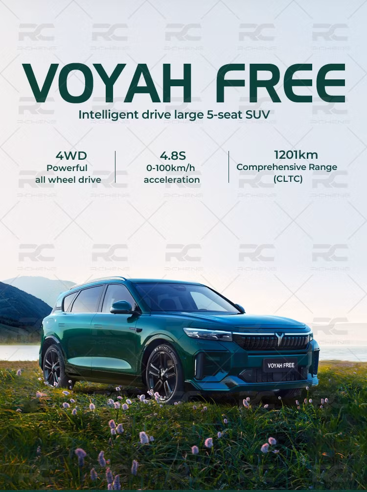 2025 New Style Voyah Free 0.43h Fast Charging 720n. M 5 Doors 5 Seats SUV Electric Vehicle Voyah Free Price