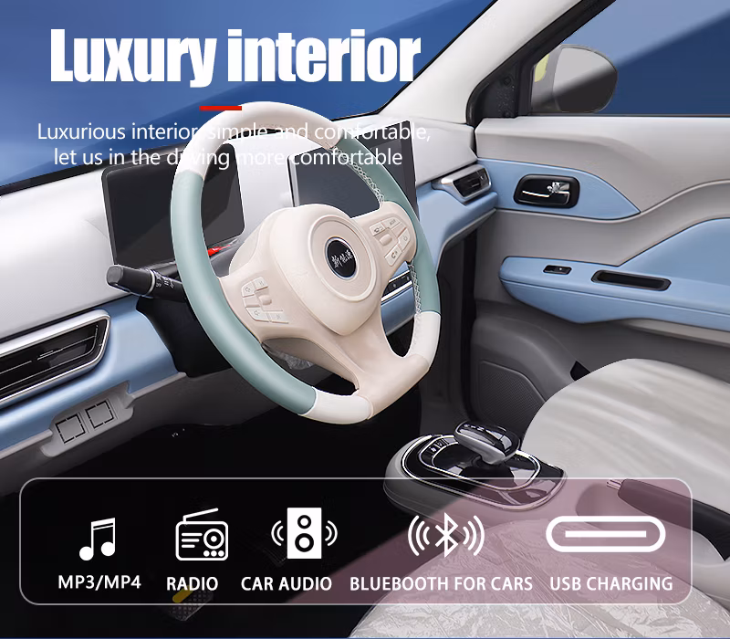 Keyu 2024 Hot DOT Certification New Energy Electric Car Electric Vehicle