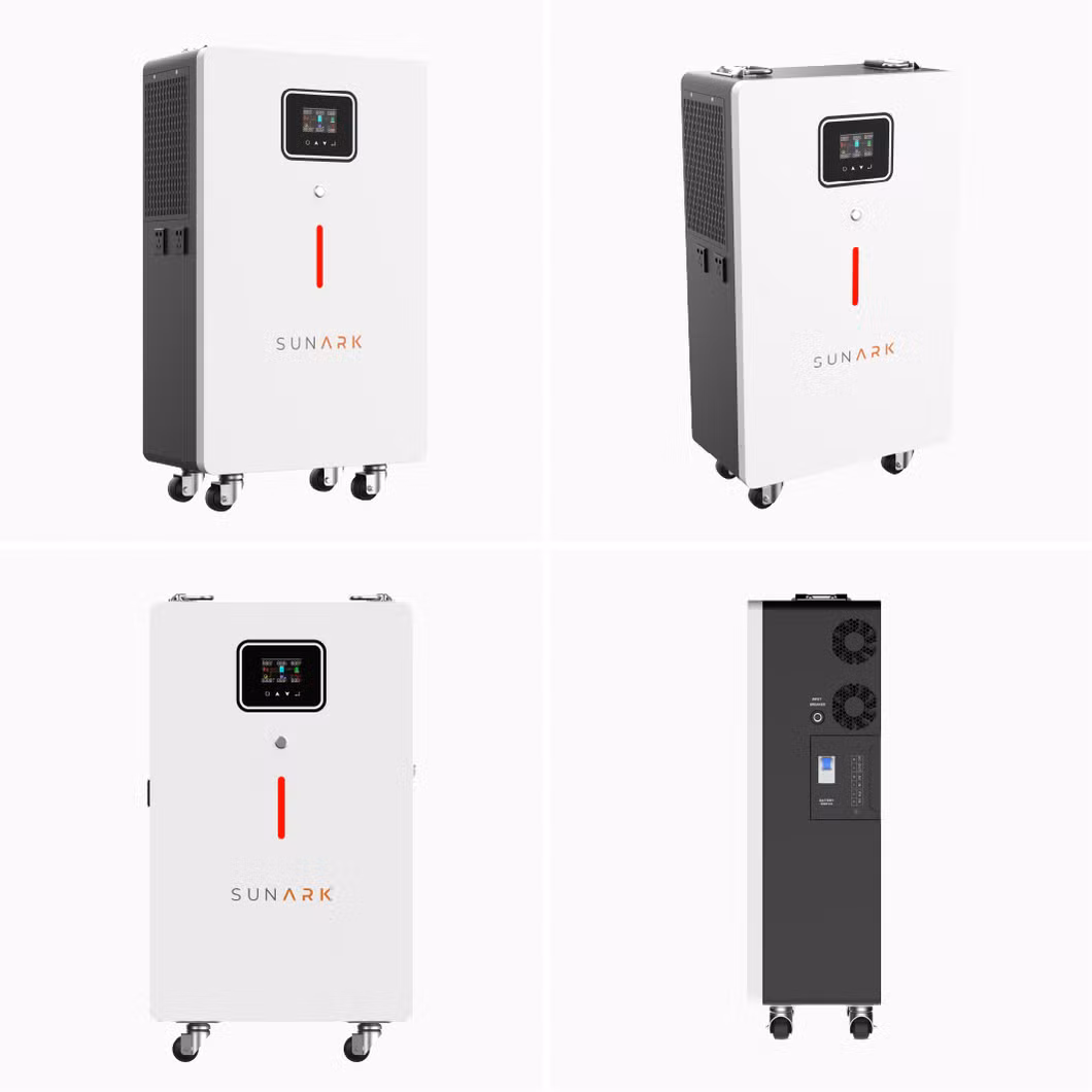 Sunark Home Energy Storage Inverter Battery 4kw 5kw 6kw 12V 24V All in One Ess Solar Battery Lithium with Inverters
