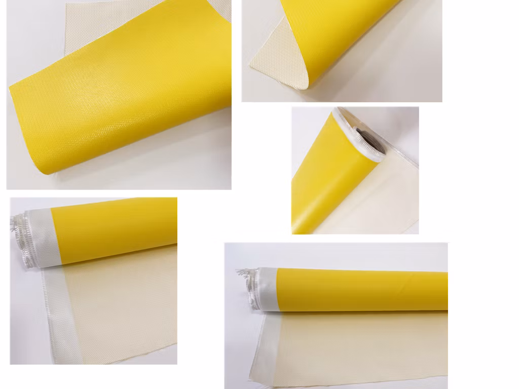 Thermal Protection Waterproof Silicone Coated Fiberglass Cloth High Temperature Resistance 0.35mm Silicone Glass Fiber Fabric for Sale