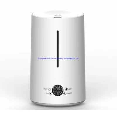 Desktop 4L Humidador de etiqueta privada Humidistat Aroma Box eléctrico <a href='/humidificador/'>Humidificador</a> función de sueño humidificador blanco