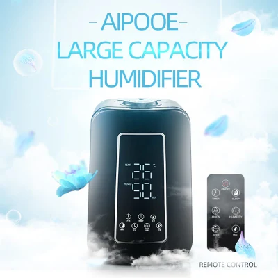 mando a distancia de niebla tibia humidificador ultrasónico con aniones ionización