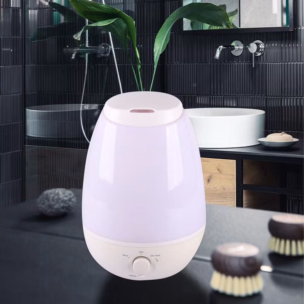 Ultrasonic Humidifier with LED Light Line Multifuction Can Use as Table Lamp