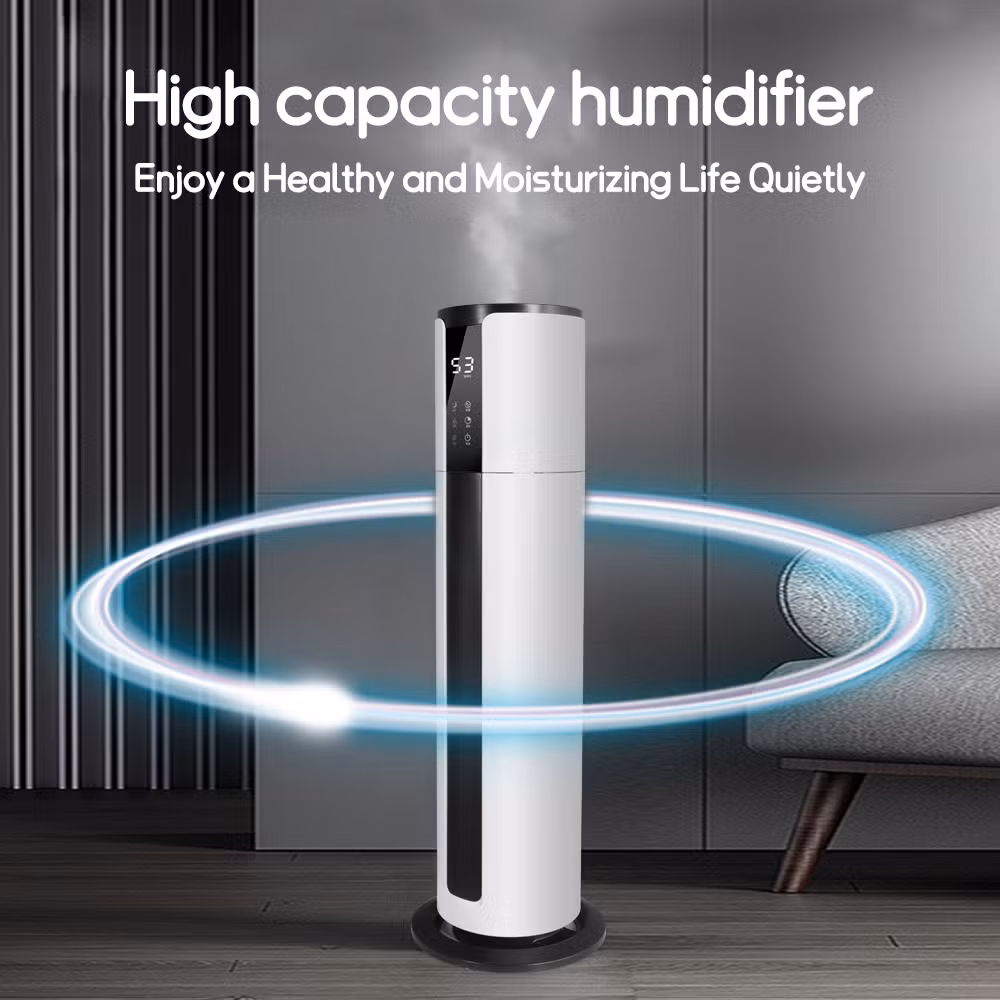 9L Black Top Fill Household T Commercial Humidificateur High Plant Ultra Sonic Smart Home Ultrasonic Air Humidifier