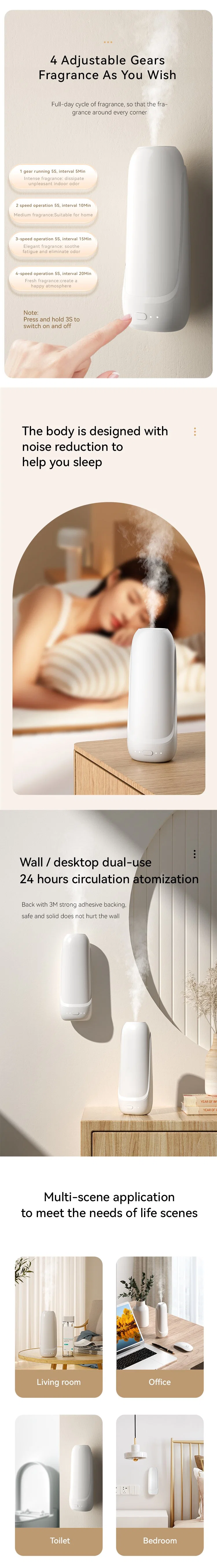 Practicality Home Humidifier Electric Aromatherapy Ultrasonic Diffuser Air Mini Aromatherapy Humidifier