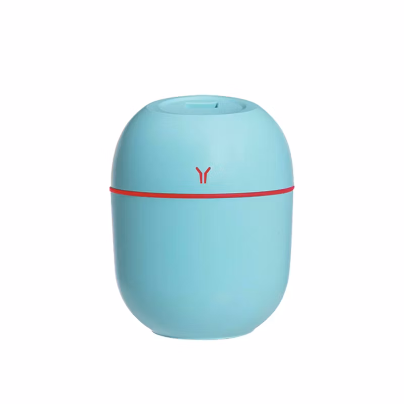 Portable Colorful LED Light Mini 250ml H2O Spray Mist Leaf Humidifier Car USB Cool Mist Air Humidifier