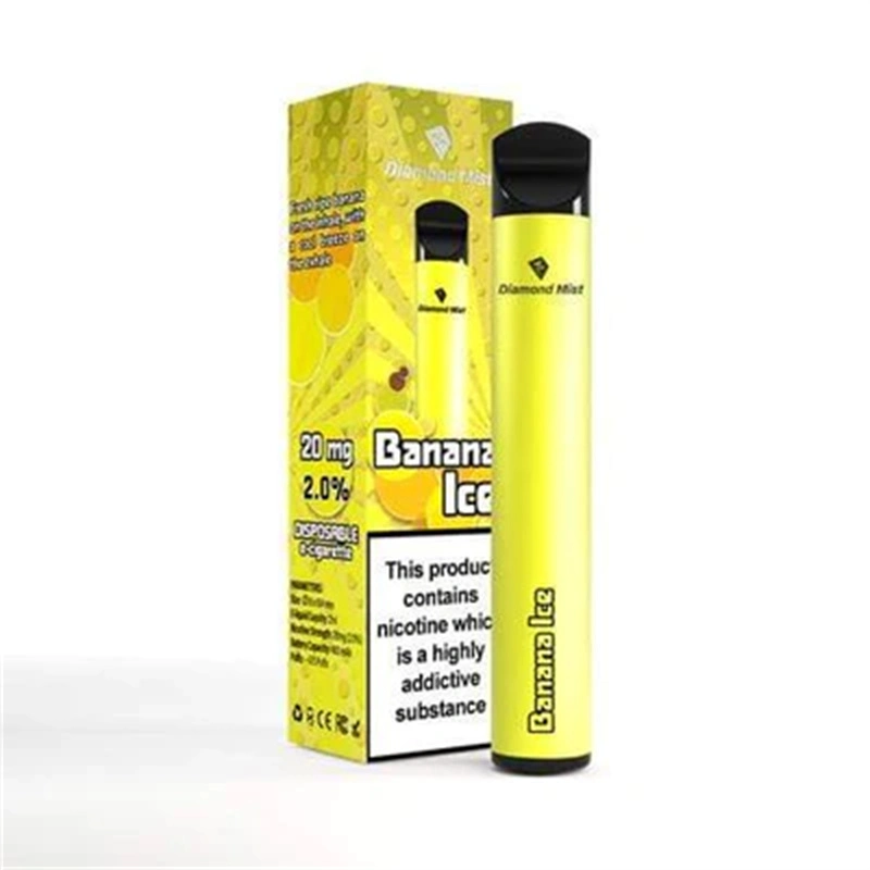 Popular Highest Diamond Mist Bar 2000puffs Rechargeable E Cigarettes Hot in Vietam Disposable Vaporizer