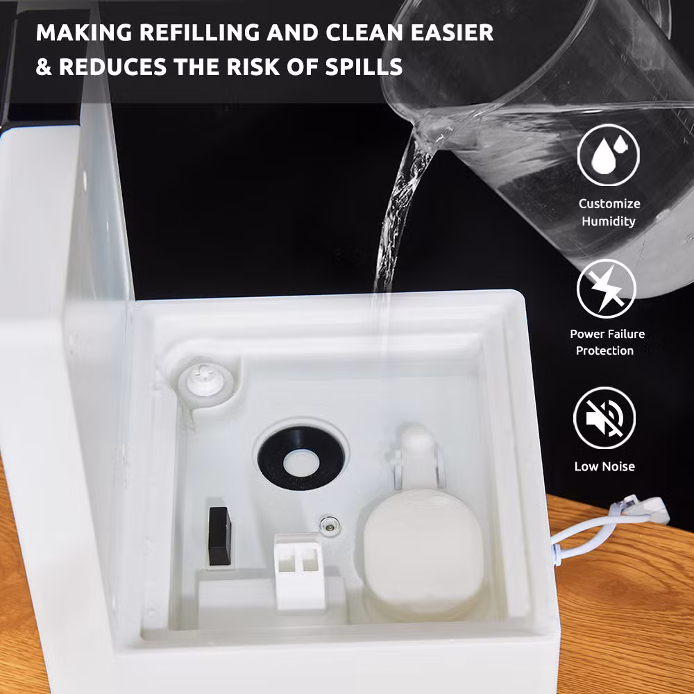 Large Room Bedroom PTC Warm and Cool Mist Ultrasonic Spray Air Humidifiers