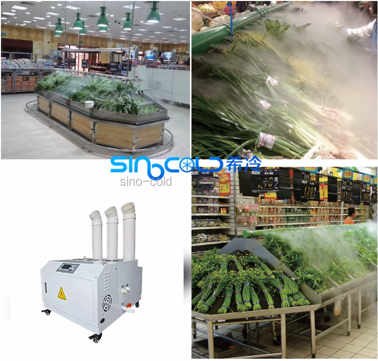 Js47 Competitive Price Large Capacity Stainless Steel Ultrasonic Humidifier for Industrial Supplier From China