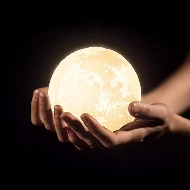 Aromatherapy Essential Oil Water Light Diffuser USB Mini Purifier Waterless Moon Humidifier