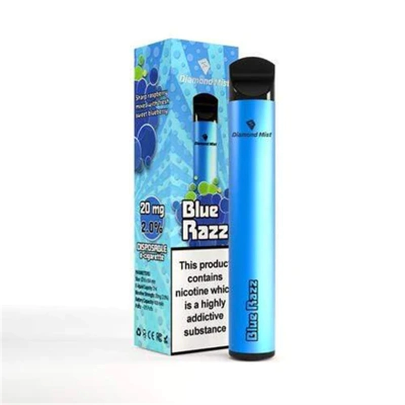 Popular Highest Diamond Mist Bar 2000puffs Rechargeable E Cigarettes Hot in Vietam Disposable Vaporizer
