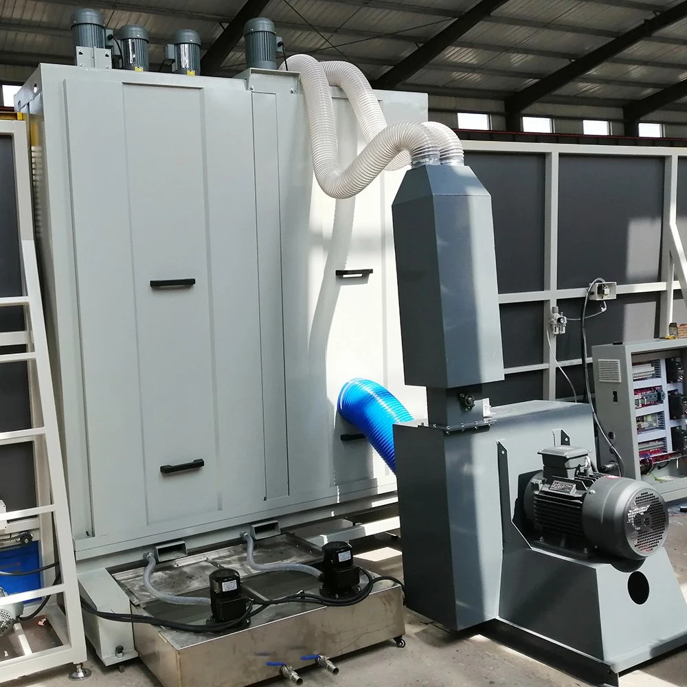 CE Vertical Low-E Float Glass Washing Drying Machine Automatic Insulating Glass Cleaning Washer with Stainless Steel and Air Water Heater for Window and Door