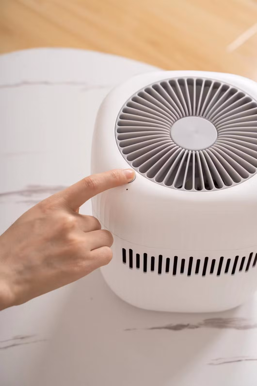 White 2.5L Large Capacity Portable Air Evaporative Humidifier With 1pc UV light