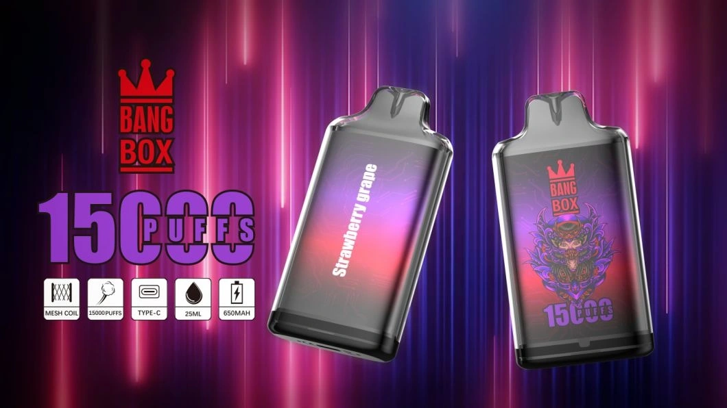 Bang King 15000 Puffs Disposable Vape Pen E Cigarette Hookah Shisha 25ml E Liquid 550 mAh Vaporizer Vaper Pod