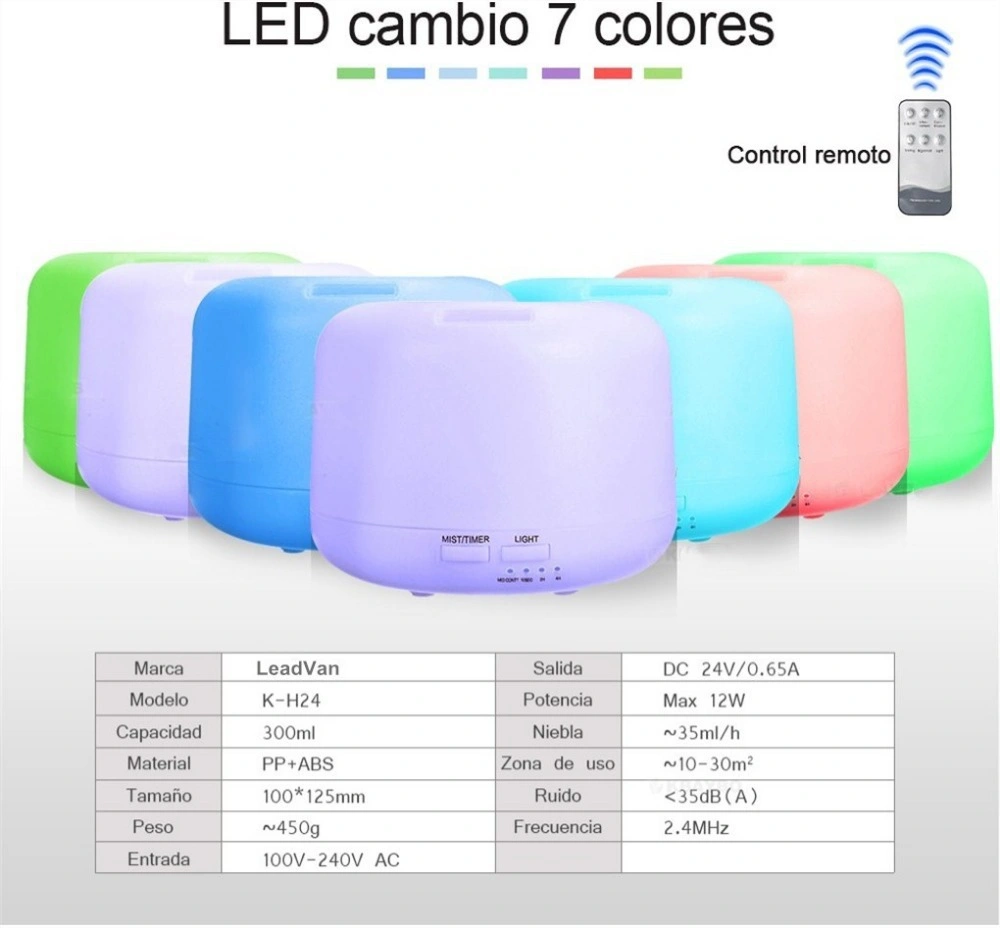 Wireless Large Humidifiers Aroma Diffuser Ultrasonic Cool Mist Spray Mini Humidifiers for Baby Room with Remote Control
